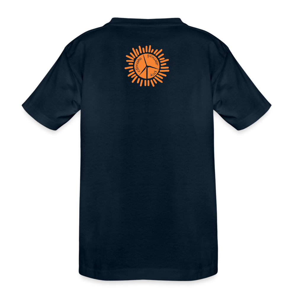 Turtle Brown Toddler Premium Organic T-Shirt - deep navy