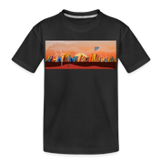 Wind Kite Kid’s Premium Organic T-Shirt - black