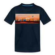 Wind Kite Kid’s Premium Organic T-Shirt - deep navy