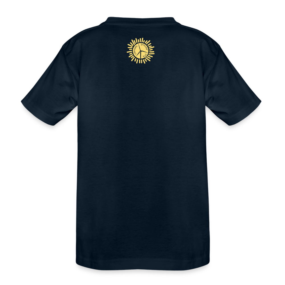 Wind Kite Kid’s Premium Organic T-Shirt - deep navy