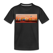 Wind Kite Toddler Premium Organic T-Shirt - black