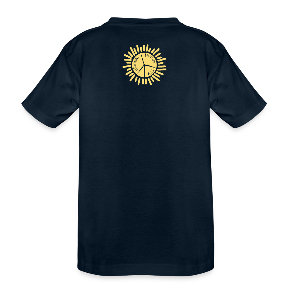 Wind Kite Toddler Premium Organic T-Shirt - deep navy