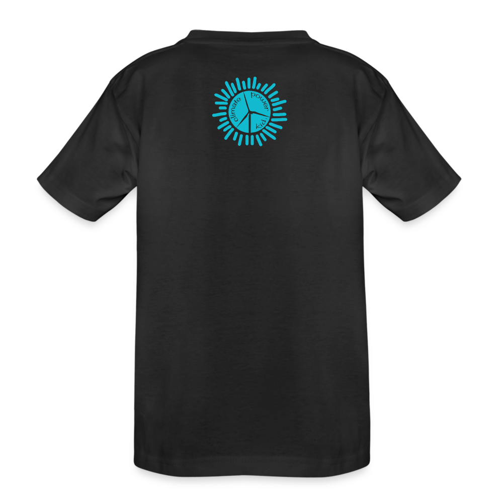 Penguin Swimming Toddler Premium Organic T-Shirt - black