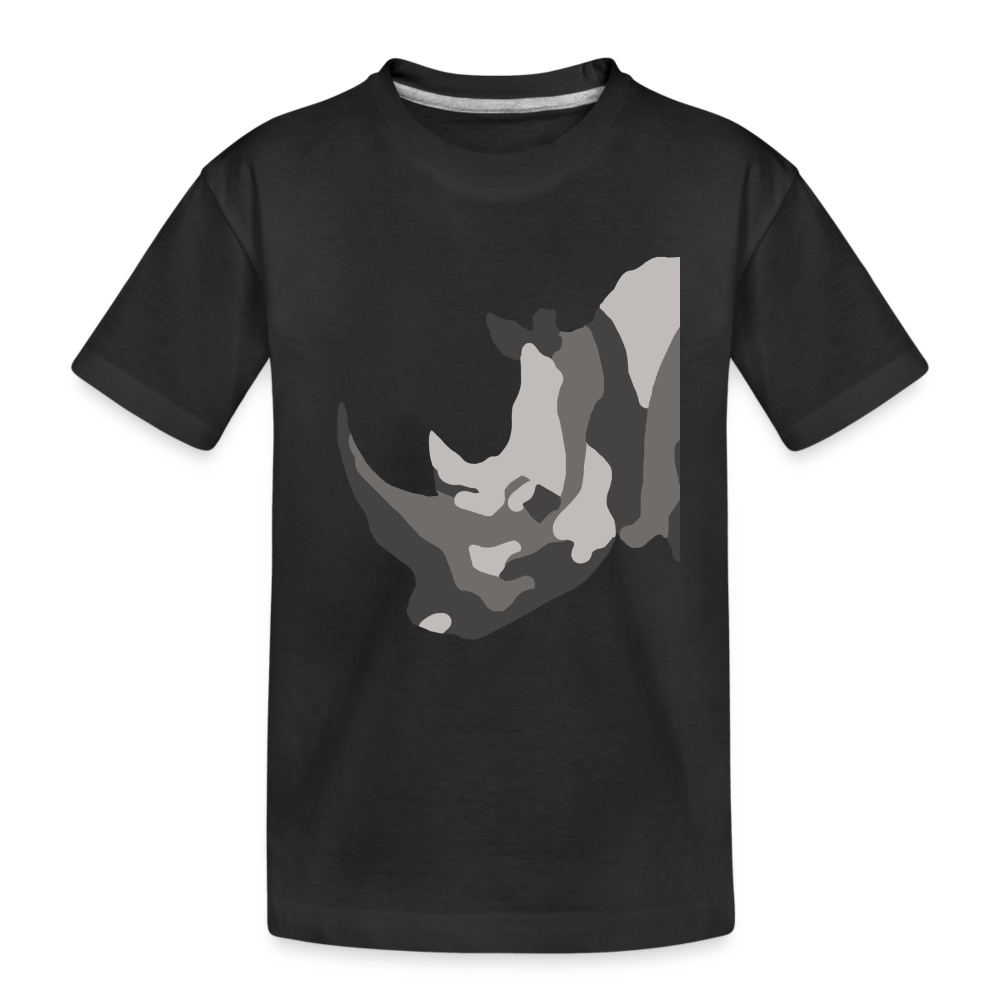 Rhino - Toddler Premium Organic T-Shirt - black