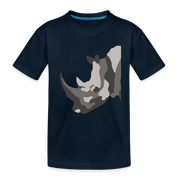 Rhino - Toddler Premium Organic T-Shirt - deep navy