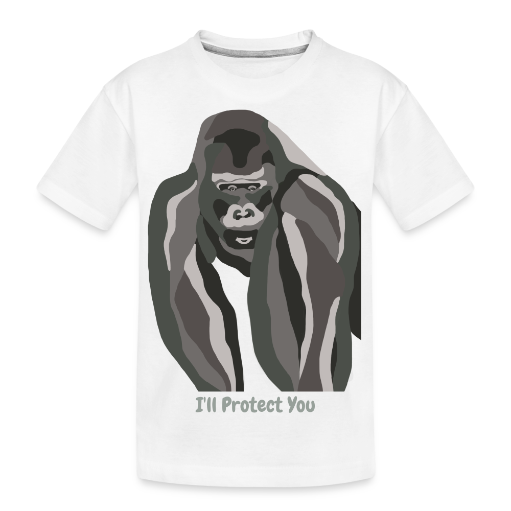 Gorrilla Kid’s Premium Organic T-Shirt - white