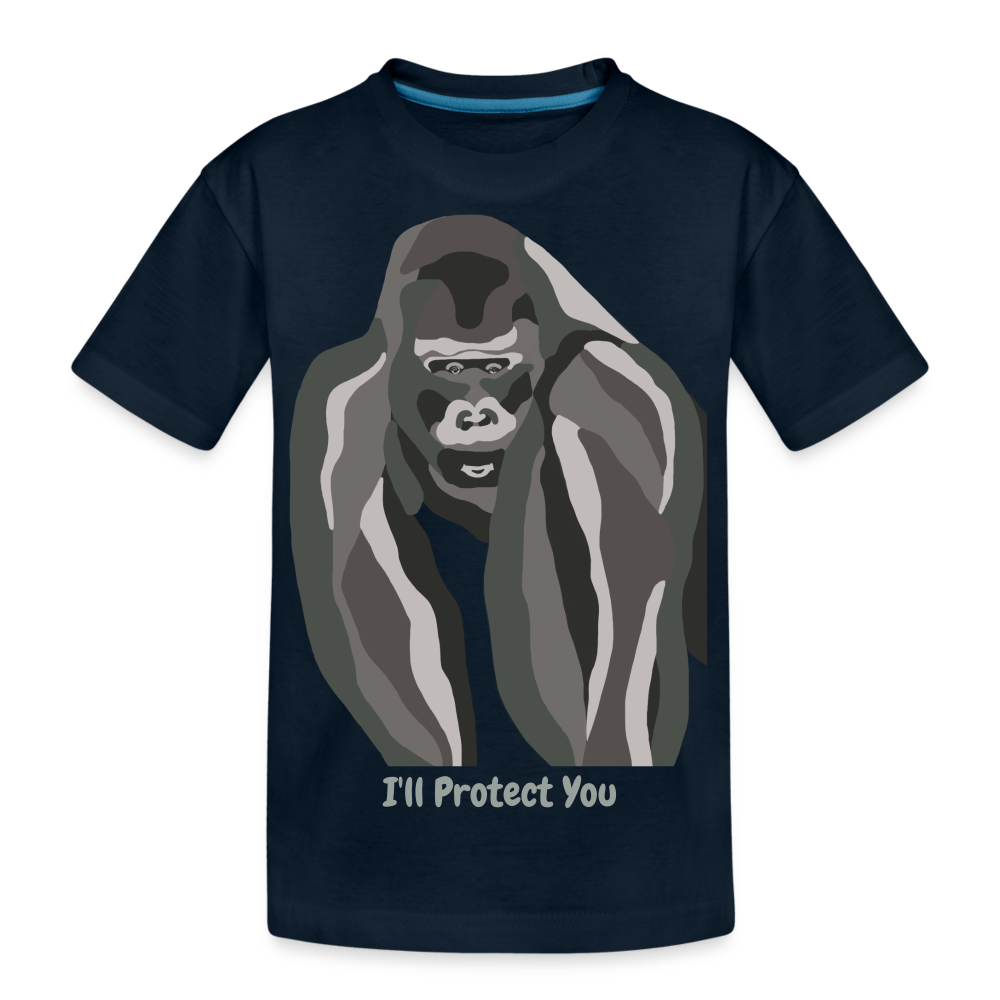 Gorrilla Kid’s Premium Organic T-Shirt - deep navy