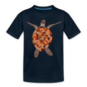 Turtle Kid’s Premium Organic T-Shirt - deep navy