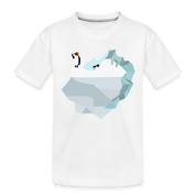 Penguin Iceberg Toddler Premium Organic T-Shirt - white