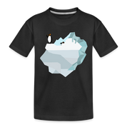 Penguin Iceberg Toddler Premium Organic T-Shirt - black