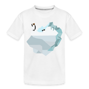 Penguin Iceberg Kid’s Premium Organic T-Shirt - white