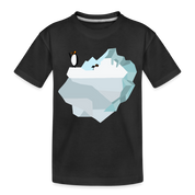 Penguin Iceberg Kid’s Premium Organic T-Shirt - black