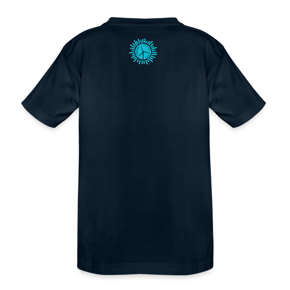 Penguin Iceberg Kid’s Premium Organic T-Shirt - deep navy