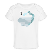 Penguin Iceberg Organic Baby T-Shirt | Spreadshirt 1433 - white