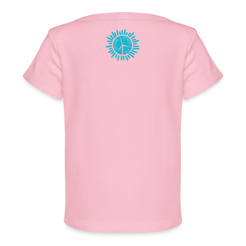 Penguin Iceberg Organic Baby T-Shirt | Spreadshirt 1433 - light pink