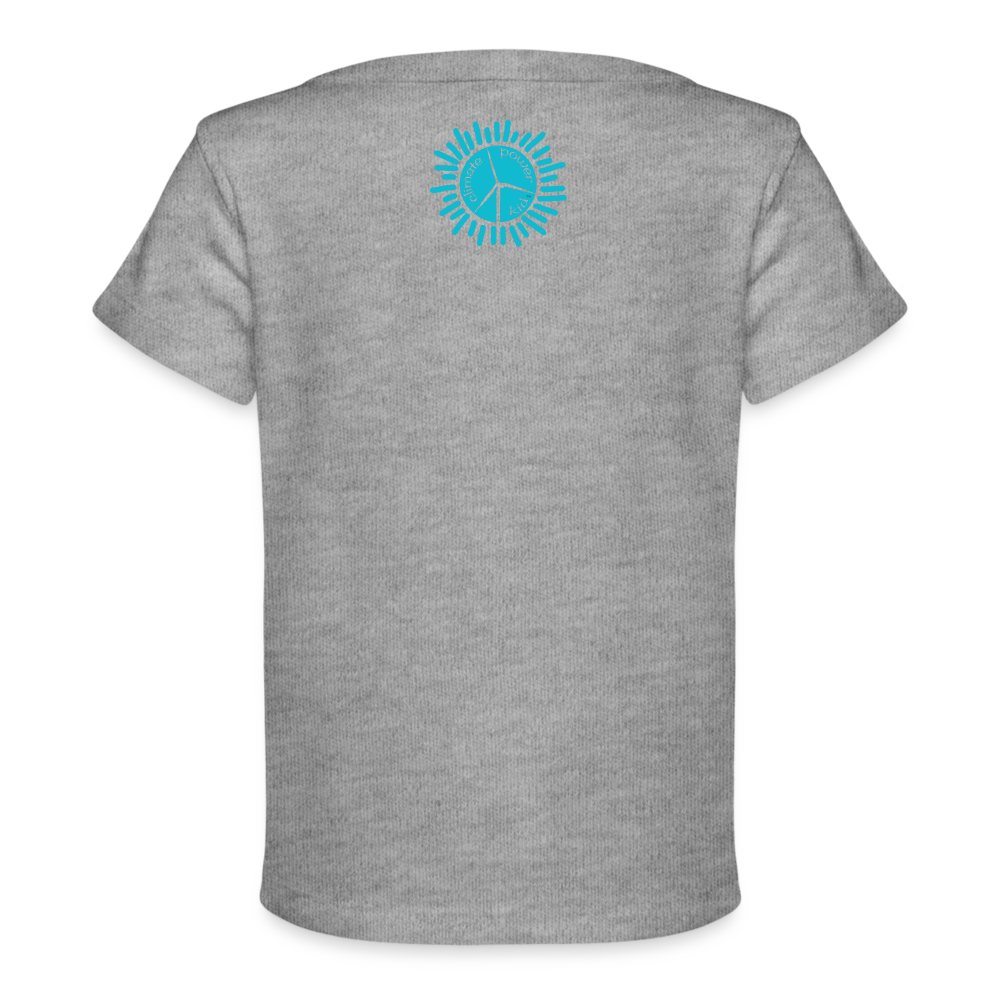 Penguin Iceberg Organic Baby T-Shirt | Spreadshirt 1433 - heather grey