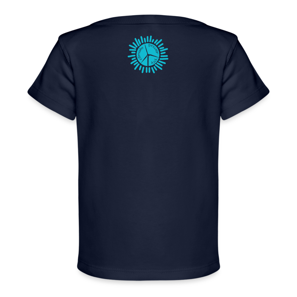 Penguin Iceberg Organic Baby T-Shirt | Spreadshirt 1433 - dark navy