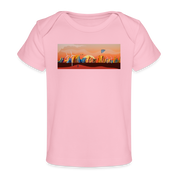 Wind Kite Organic Baby T-Shirt | Spreadshirt 1433 - light pink