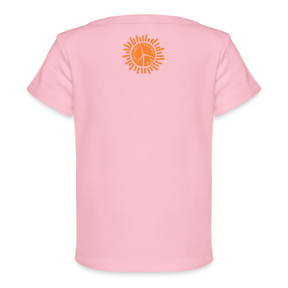 Wind Kite Organic Baby T-Shirt | Spreadshirt 1433 - light pink