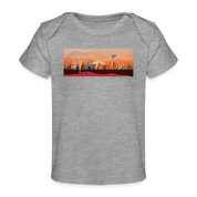 Wind Kite Organic Baby T-Shirt | Spreadshirt 1433 - heather grey