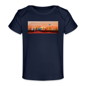 Wind Kite Organic Baby T-Shirt | Spreadshirt 1433 - dark navy