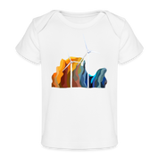 Wind Turbine Organic Baby T-Shirt | Spreadshirt 1433 - white