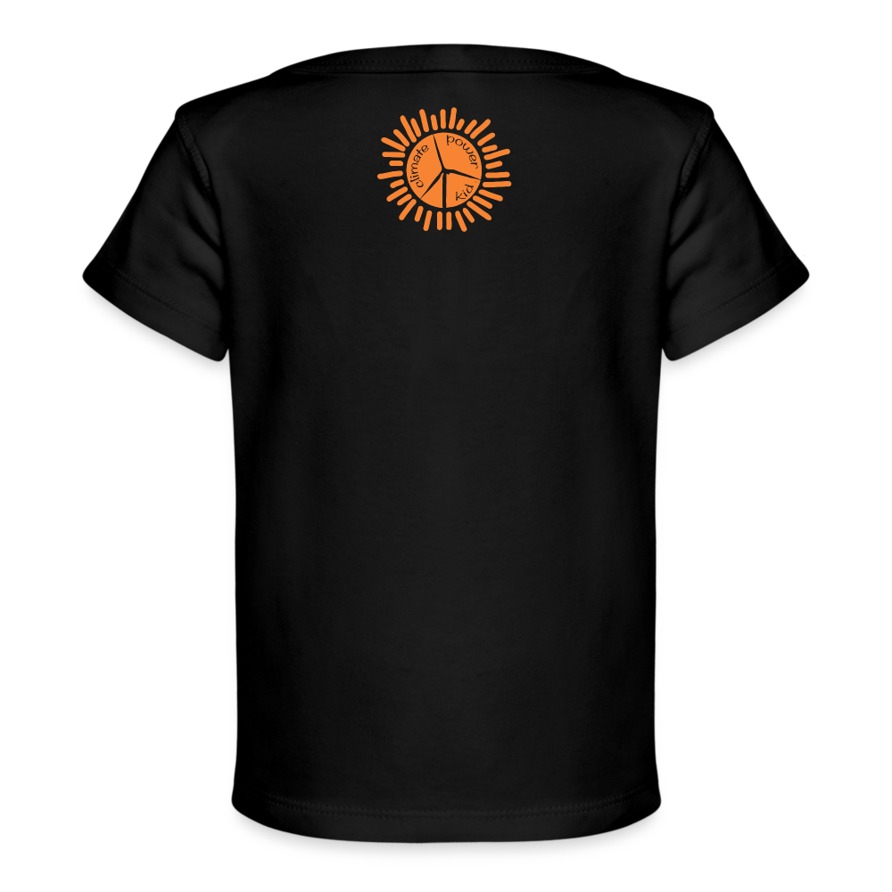 Wind Turbine Organic Baby T-Shirt | Spreadshirt 1433 - black