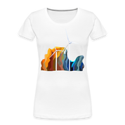 Wind Women’s Premium Organic T-Shirt - white
