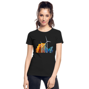 Wind Women’s Premium Organic T-Shirt - black