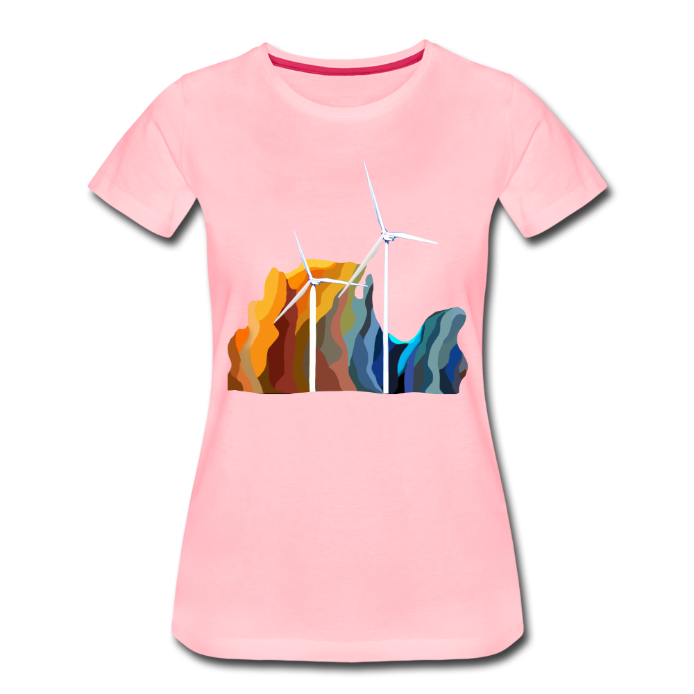 Wind Women’s Premium Organic T-Shirt - pink
