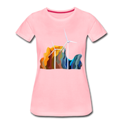 Wind Women’s Premium Organic T-Shirt - pink