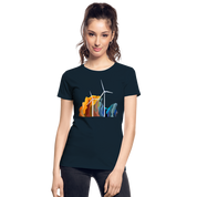Wind Women’s Premium Organic T-Shirt - deep navy