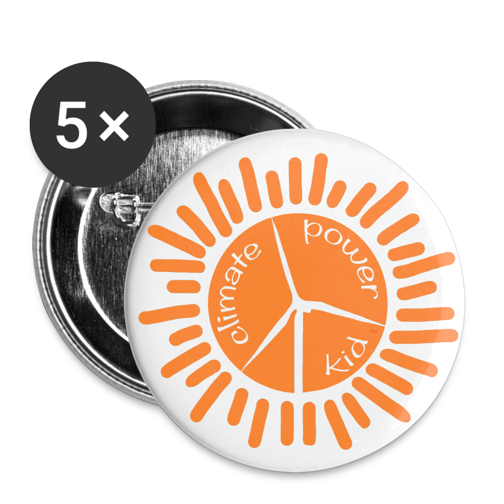 CPK Buttons large 2.2'' (5-pack) - white