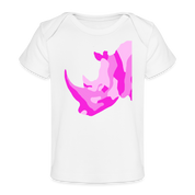 Rhino Organic Baby T-Shirt | Spreadshirt 1433 - white