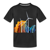 Wind Kid’s Premium Organic T-Shirt - black