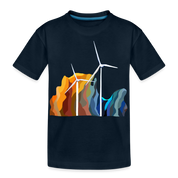 Wind Kid’s Premium Organic T-Shirt - deep navy