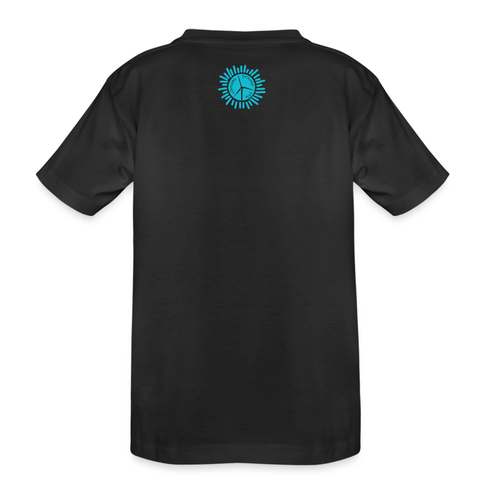 Wind Turbine Kid’s Premium Organic T-Shirt - black