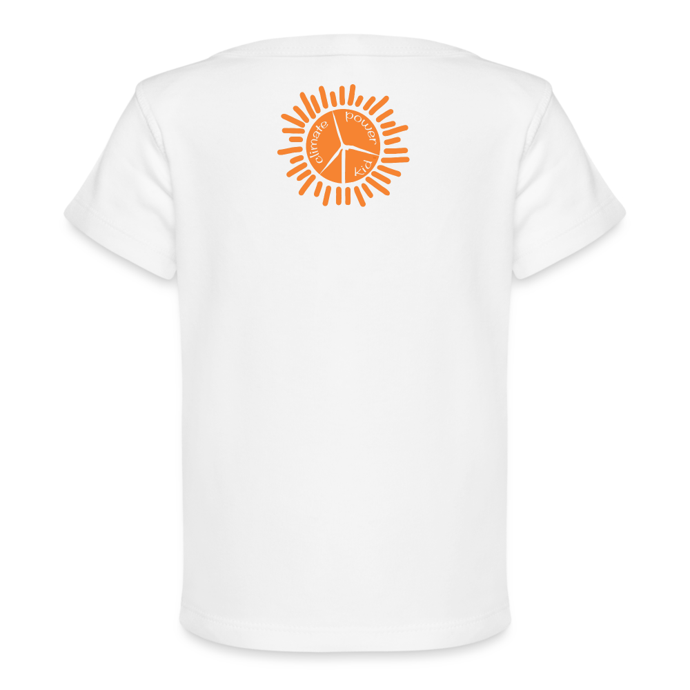 Gorilla Organic Baby T-Shirt | Spreadshirt 1433 - white