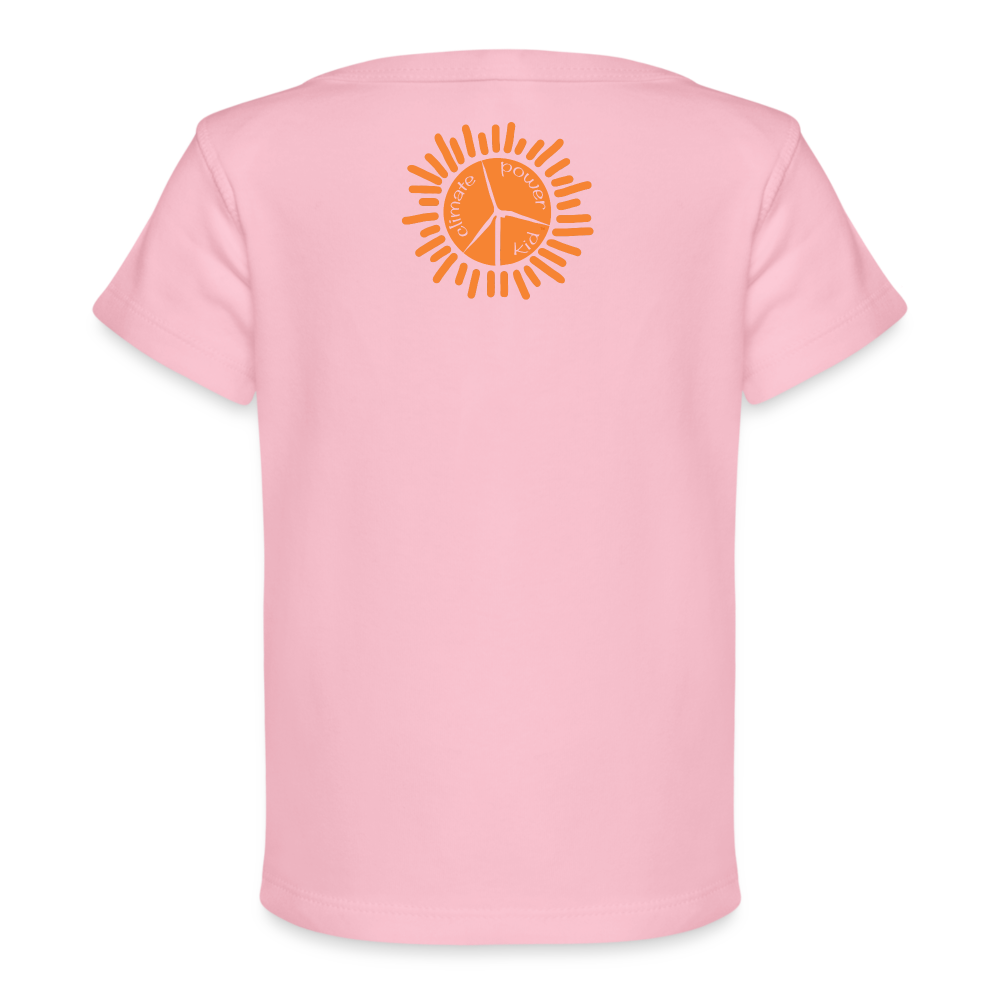 Gorilla Organic Baby T-Shirt | Spreadshirt 1433 - light pink