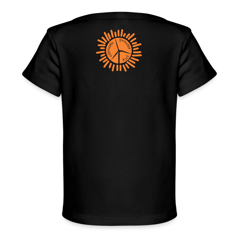 Turtle Organic Baby T-Shirt | Spreadshirt 1433 - black