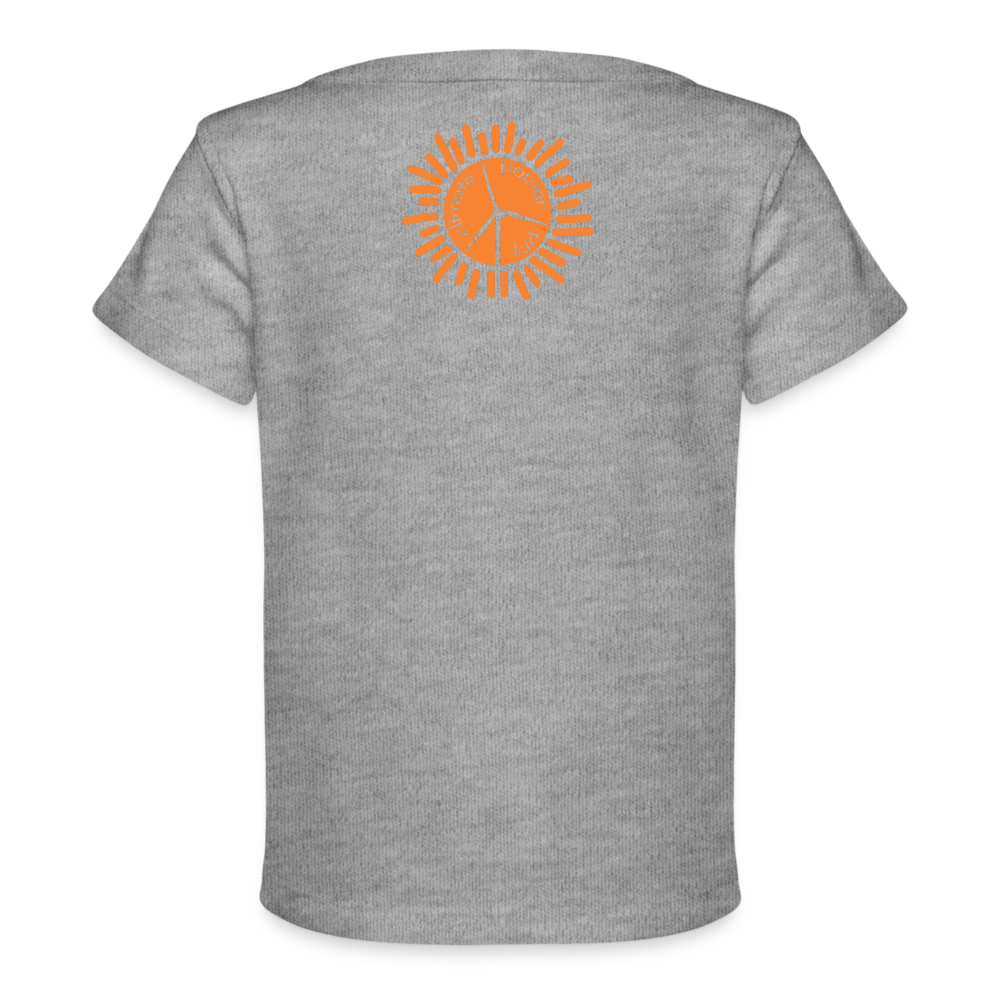 Turtle Organic Baby T-Shirt | Spreadshirt 1433 - heather grey