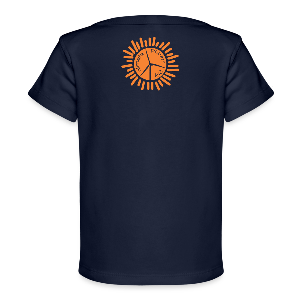 Turtle Organic Baby T-Shirt | Spreadshirt 1433 - dark navy