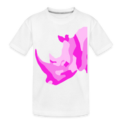 Pink Rhino Kid’s Premium Organic T-Shirt - white
