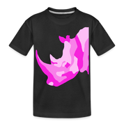 Pink Rhino Kid’s Premium Organic T-Shirt - black